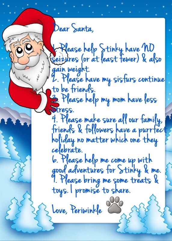 4000th post Stinky Periwinkle letter to Santa