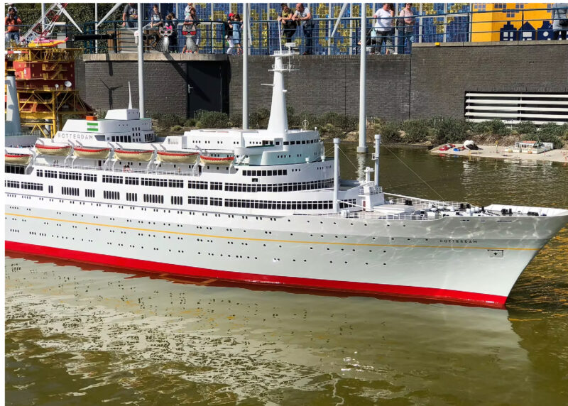 Periwinkle Stinky Poetry Madurodam SS Rotterdam (Ocean liner and former flagship of Holland-America Line Madurodam